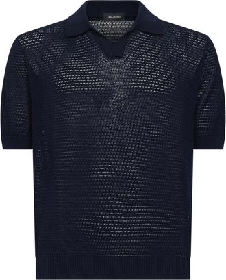 Tagliatore Finlay Polo - Heren - Polos - Blauw - XL - Katoen - Tops