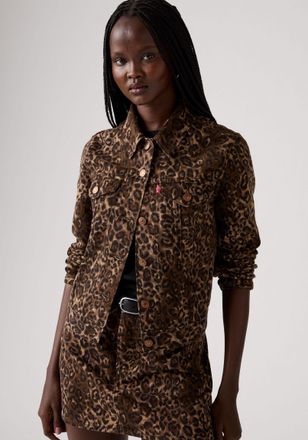 Levi's Jeansjacke LEVIS ORIGINAL TRUCKER, Damen, Gr. XS (34), cat eyes, Web, Obermaterial: 100% Baumwolle, figurbetont kurz, 1-Knopf-Manschette mit Schlitz, 