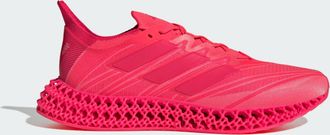 adidas adidas Performance Unisex 4DFWD 4 Running Shoes - Red Textile - Size UK 8.5