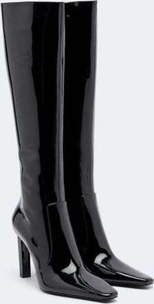 Saint Laurent Botas altas Francoise de charol