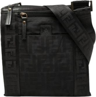 Fendi Pre-owned Crossbody Bag - Dames - Vintage Schoudertas - Zwart - ONE Size - Vintage