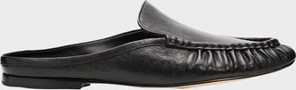 Vince Tevin Leather Loafer Mules