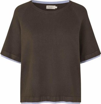 Masai Tops - Dames - T-shirts - Bruin - 2XL - Tops