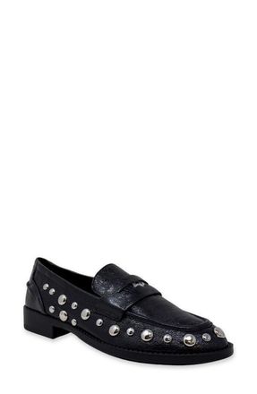 Shushop Trisha Penny Loafer in Charcoal at Nordstrom, Size 7.5