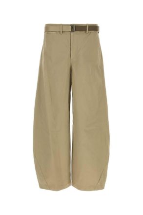 sacai Khaki Cotton Chino Pant