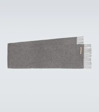 Acne Studios Fringed wool scarf