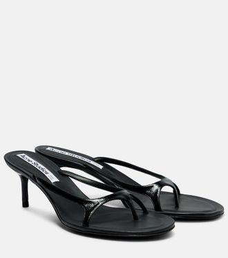 Acne Studios 60 patent leather sandals