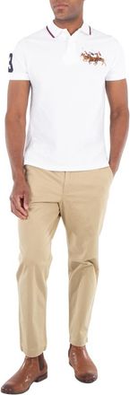 Polo Ralph Lauren Triple Pony Mesh Short Sleeve Polo Shirt, Size X-Large