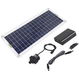 OEM Kit De Bomba De Agua Solar De 30 W Con Panel Solar De Polisilicio Para Fuentes, Estanques Y Jardines Hidrop&oacute;nicos Alimentados Por Energ&iacute;a Solar