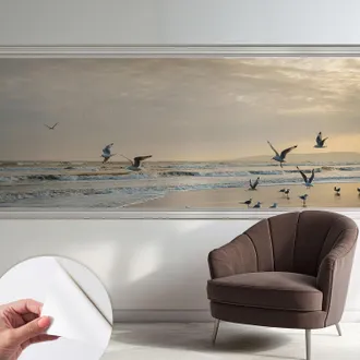 Tulup Carta Da Parati Autoadesiva - Fotomurale - Alta Qualit&agrave; - Per La Cucina - Camera Da Letto - Tranquillit&agrave; Costiera 250x104 Cm
