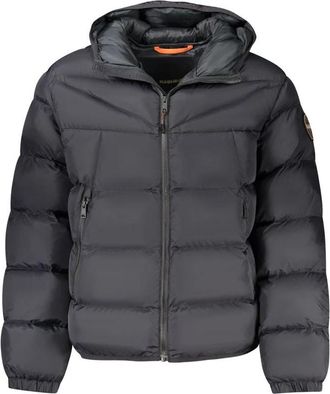 Napapijri Hooded jack met lange mouwen - Heren - Winterjassen - Zwart - M - Jassen