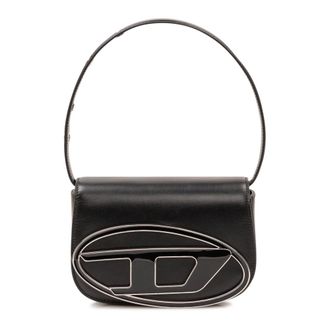 Diesel Shoulder Bags, female, Black, Size: ONE SIZE 1DR - Iconic Shoulder Bag
