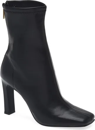 Steve Madden Khelan Square Toe Bootie in Black at Nordstrom Rack, Size 8.5