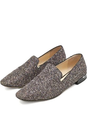 Jimmy Choo London glitter loafers - Multicolour