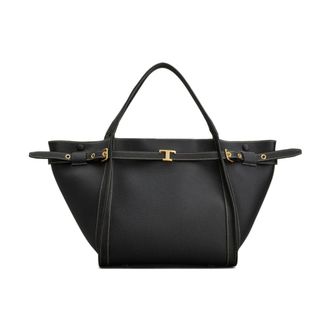 Tod's Tods, Tote Bags, female, Black, Size: ONE SIZE T Timeless Shopping Bag