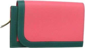 Herm&egrave;s Pre-owned Wallets, female, Pink, Size: ONE SIZE Pre-owned Camail Wallet