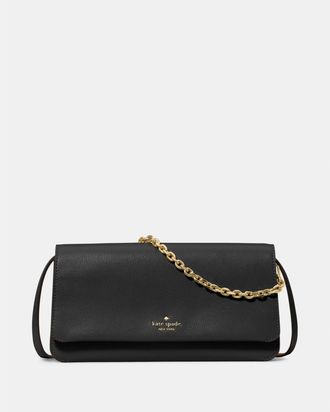 Kate Spade New York Womens Ivy Crossbody Bag - Black - One Size
