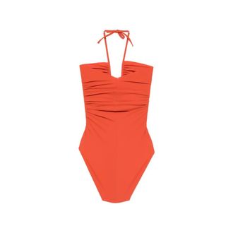Rick Owens One-piece, female, Orange, Size: XS Prong Bather