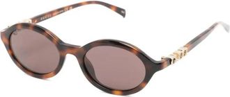 Gucci Zonnebril - Dames - Zonnebrillen - Bruin - 51 MM - Accessoires