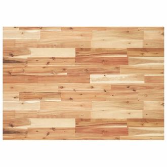 Berkfield Home Desk Top Oil Finished 120x70x4 cm Solid Wood Acacia in Brown | Size: 120 x 70 x 4 cm