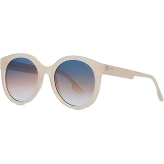 Komodo Komodo, Accessoires, Dames, Grijs, ONE Size, Leer, Stijlvolle Ellis Zonnebril