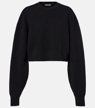 Tom Ford Cropped wool and cashmere-blend sweater