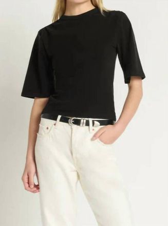 Nation Ltd Samara Shirred Top In Black