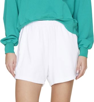 Xirena Womens Shayla Sweatshort In White Prism