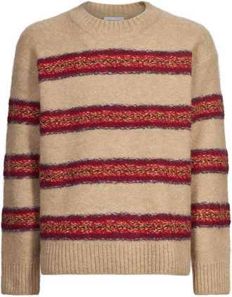 Dries Van Noten Striped Knitted Sweater