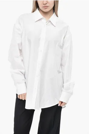 Filippa K Oversized Cotton Poplin Blouse size 42