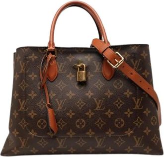 Louis Vuitton Pre-owned Flower Tote - Dames - Vintage Handtas - Bruin - ONE Size - Vintage