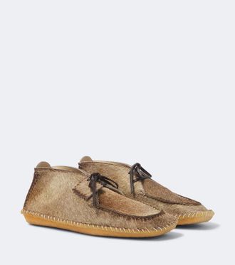 Christophe Lemaire Calf hair desert boots