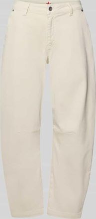 Buena Vista Barrel Jeans mit Eingrifftaschen und Ges&auml;&szlig;taschen in Offwhite, Gr&ouml;&szlig;e XXS