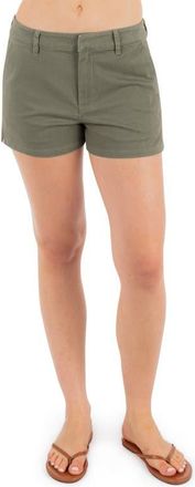 Hurley Rider Stretch Cotton Twill Shorts in Olive Grove at Nordstrom, Size 28