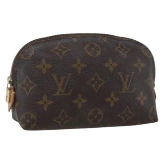 Louis Vuitton Pre-owned Vintage Canvas Clutch - Dames - Vintage Clutch - Bruin - ONE Size - Vintage