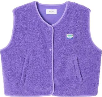 American Vintage Stijlvolle Gilet Hok 16Bh in Hoktown - Dames - Bodywarmers - Paars - Xs/S - Polyester - Jassen