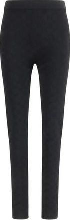 Gucci Elastische GG jacquard legging - Dames - Leggings - Zwart - S - Polyester - Broeken