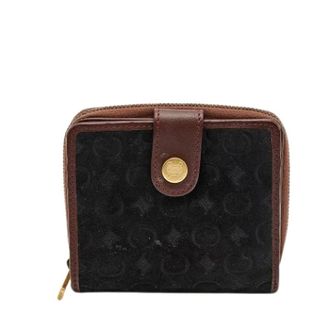 Celine Pre-owned Vintage leren portemonnee - Dames - Pre-owned - Zwart - Maat: ONE Size Leer