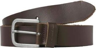 Jack & Jones leren riem JACPIMP donkerbruin