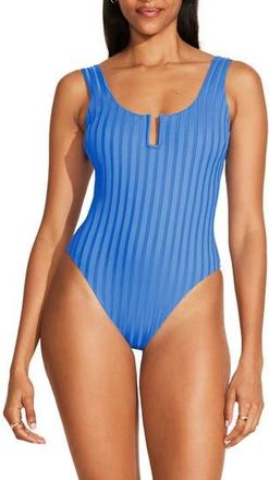 Vitamin A Ursula U-Wire Rib One-Piece Swimsuit in Dream Blue Superib at Nordstrom Rack, Size X-Small