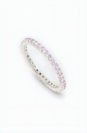 Mint & Lily June Birthstone Eternity Stacking Ring in 925 Sterling Silver at Nordstrom, Size 8