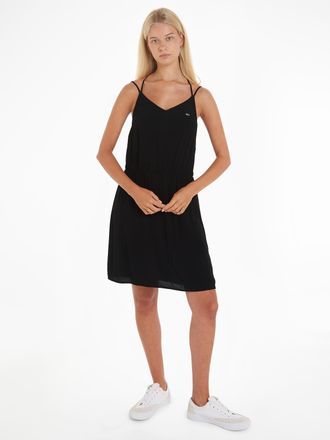 Tommy Jeans TJW ESSENTIAL STRAPPY DRESS mit modischer Tr&auml;gerl&ouml;sung