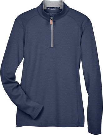 Devon & Jones Womens DRYTEC20 Performance Quarter-Zip Pullover