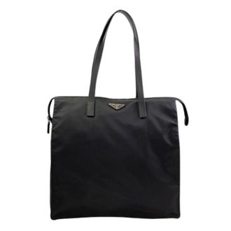 Prada Pre-owned Tote Bags, female, Black, Size: ONE SIZE Pre-owned Vintage Tote Bag
