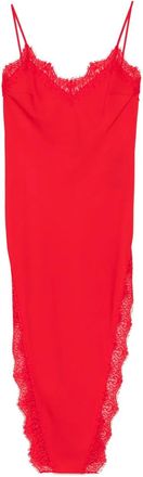 Nissa Abito con spacco laterale - Rosso