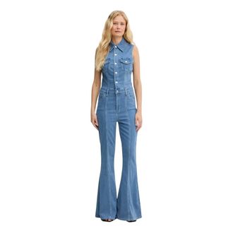 Guess Jumpsuits & Playsuits, Dames, Blauw, XS, Harlo Jumpsuit