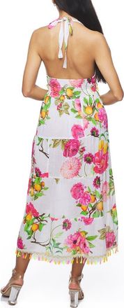 Ranee’s Halter Cotton Maxi Dress in White at Nordstrom Rack