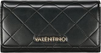 Valentino Black Leather Girls Wallet
