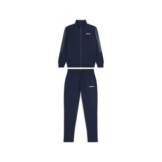 Freddy Tuta uomo zip e collo alto in French Terry con bande in tono