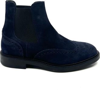 Fratelli Rossetti Chelsea Boots - Heren - Chelseaboots - Blauw - 41 EU - Su&egrave;de - Schoenen